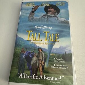 Walt Disney Tall Tale the unbelievable adventure VHS tape